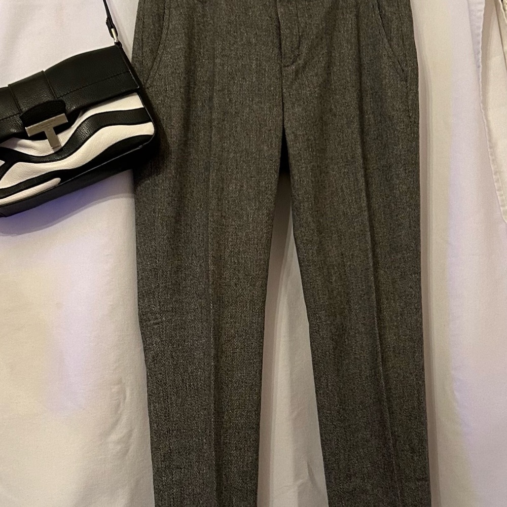 Banana Republic Black Tweed Pants size 4
